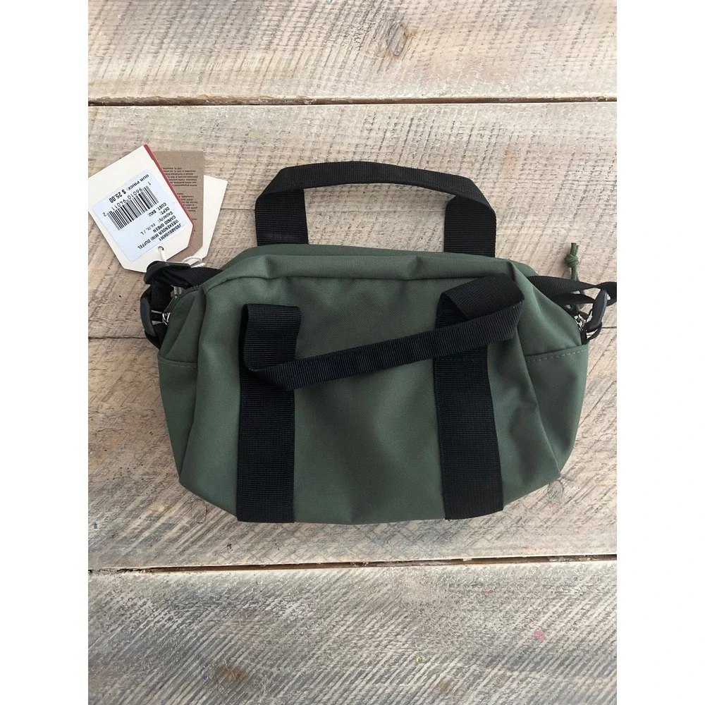 JanSport Weekender Mini Duffel Bag Unisex Mini Cargo Green NWT JS0A85VQKM1